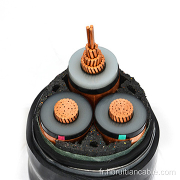 Prix ​​de câble d&#39;alimentation du noyau en cuivre de 8,7 / 10 kV haute tension